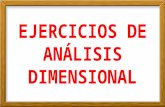 Ejercicios de análisis dimensional   5º año