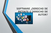 Software ¿derecho de patente o derecho de autor?