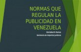 Normas de la Publicidad en Venezuela
