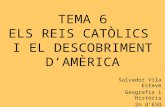 Tema 6. Els Reis Catòlics i el descobriment d'Amèrica.