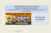 DIAGNÓSTICO PSICOLÓGICO EN EL CAMPO EDUCATIVO POR MG. FANNY WONG MIÑÁN