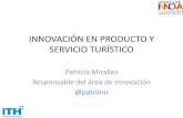 Innovaturismo producto y  servicio turistico_pm - I