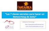“Las 7 claves secretas para hacer un Networking de éxito”