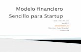 Modelo financiero para start ups inc 2015