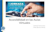 Accesibilidad en las Aulas Virtuales