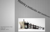 Historia y evolucion del telefono