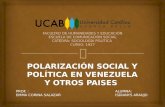 Mireya Lozada POLARIZACIÓN SOCIAL Y POLÍTICA EN VENEZUELA Y OTROS PAISES
