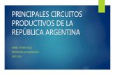Principales circuitos productivos de la república argentina