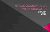 Introducción  a la microbiología