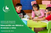Educación en México: avances y retos