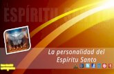 La personalidad del Espíritu Santo