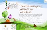Félix Revilla: Huertos ecológicos urbanos en Valladolid