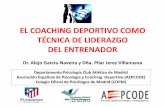 El coaching deportivo como técnica de liderazgo del entrenador