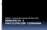 DEMOCRACIA Y PARTICIPACIÓN 2015