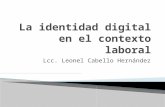 La identidad digital en el contexto laboral