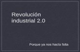 Revolución industrial 2.0 (3dprinting)