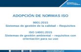 Adopción de Normas ISO 9001 Y 14001