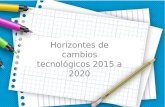 4 Horizontes de cambios e innovaciones 2015   2020