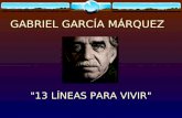 13 ideas para_vivir_la_vida-Gabriel García Márquez