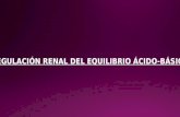 Regulación renal del equilibrio ácido-básico