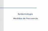 Epidemiologia parte iii medidas de frecuencia