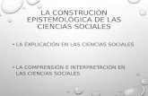 Comprensión e interpretación de las ciencias sociales
