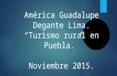 Turismo rural en el Estado de Puebla (presentación)