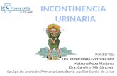 Incontinencia  urinaria en postparto y premenopausia