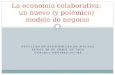 Economía colaborativa Facultad Económicas UMA