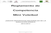 Reglamento de Competencia Mini Voleibol