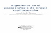 Algoritmos en el posoperatorio de cirugía cardiovascular