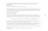 La aplicación del teorema de expansión de Taylor en finanzas