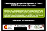 Presentación en la Universidad Autónoma de Chiriquí (UNACHI) de ...