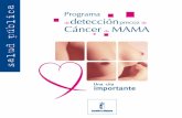 Programa detección precoz cáncer de mama