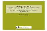Guía práctica sobre la Ley de racionalización y Sostenibilidad de la ...