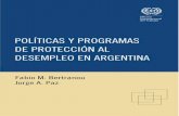 políticas y programas de protección al desempleo en argentina