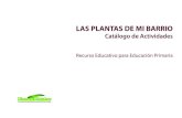 Proyecto Educativo: Las Plantas de mi Barrio