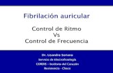 Fibrilación auricular: Control de ritmo vs. Control de Frecuencia.