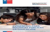 Evidencias para Políticas Públicas en Educación FONIDE – PISA