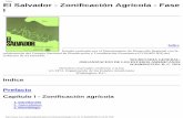 El Salvador - Zonificación Agrícola - Fase I