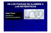 (2007). De los puzzles de alambre a las matemáticas.