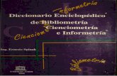 Diccionario enciclopédico de bibliometría, cienciometría e informetría