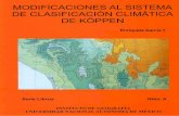 Modificaciones al sistema de clasificación climática de Köppen