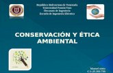 Conservacion y etica ambiental