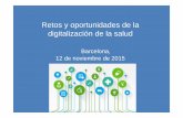 1. Manel del Castillo - "La  transformación  digital  de  la  atención  sanitaria.  Barreras  y  oportunidades"