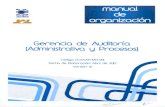Manual de Organización de la Gerencia de Auditoría (Administrativa ...