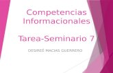 Seminario - Tarea 7. Competencias Informacionales. Máster US.