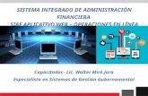 siaf operaciones linea - siaf web - Sistema Integrado de Administración Financiera
