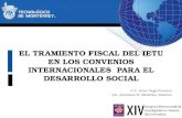 El tramiento fiscal del IETU en los convenios internacionales  para el desarrollo social