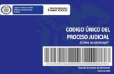 CODIGO ÚNICO DEL PROCESO JUDICIAL